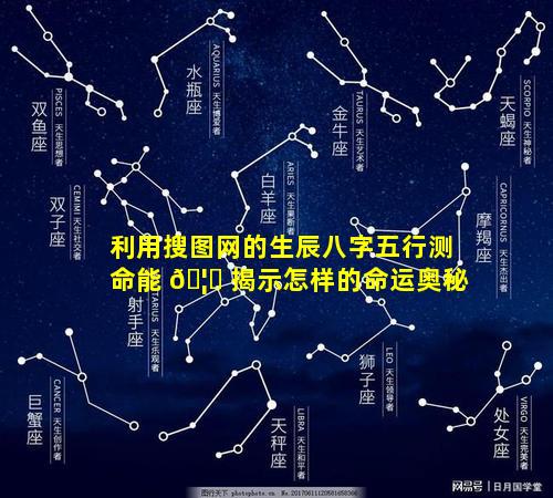 利用搜图网的生辰八字五行测命能 🦋 揭示怎样的命运奥秘